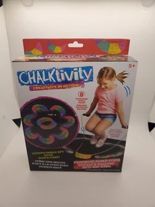 Chalktivity Creativity in Action Rainbow Jump Rope Art 8 Powered Chalk Sticks  - Picture 1 of 2
