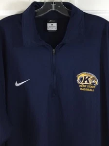 Nike 1/4 Zip Pullover Jacket Mens XL Team Issue Kent State University Baseball - Picture 1 of 7