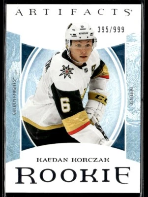2022-23 Upper Deck Artifacts Kaedan Korczak Rookie 395/999 Vegas Golden Knights - Image 1 of 2