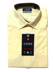 Chaps Mens Regular Fit Dress Shirt Wrinkle Free Long Sleeves NWT - Picture 1 of 2