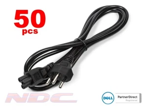 50 x NEW Dell 1.8m (6ft) Swiss 3-Pin C5 Clover Power Cable/Lead 250V (Joblot) - Picture 1 of 2