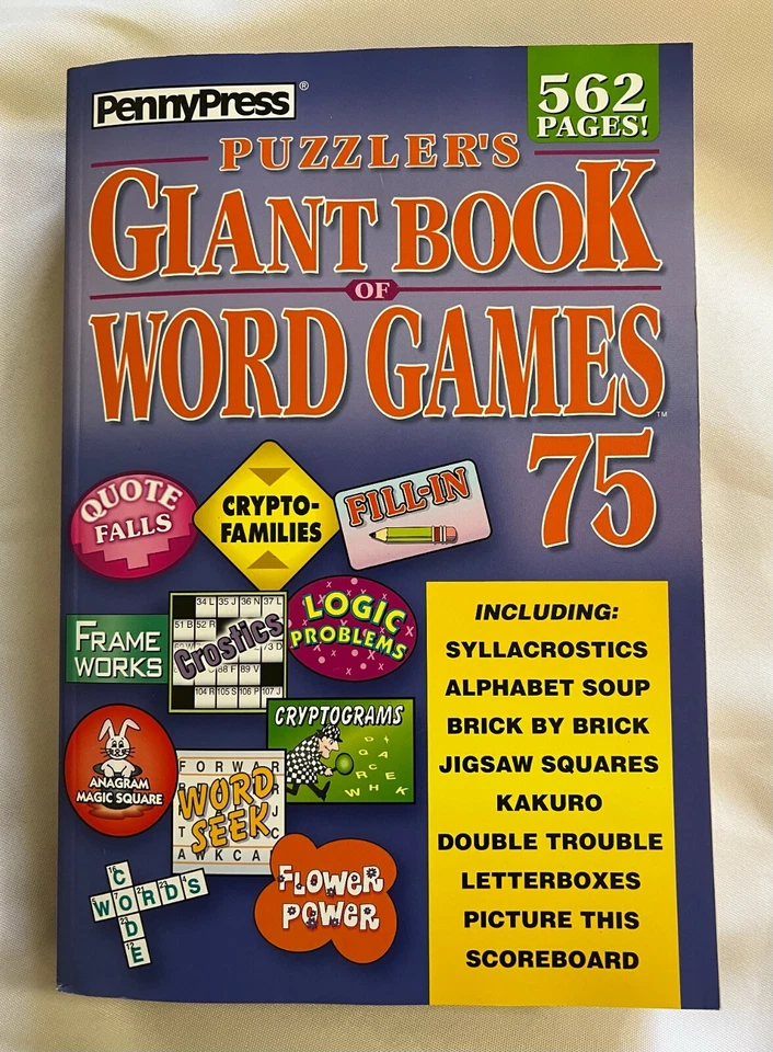 Puzzler's Giant Book of Word Games #75 2020 - Image 1 of 1