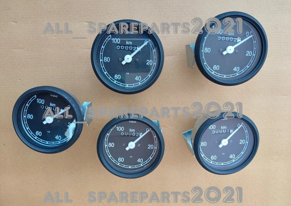 10 x Ajuste para Zündapp KS750 BMW R75 Vintage Bicicletas Speedo Velocímetro 100 Km Foto 1 de 4