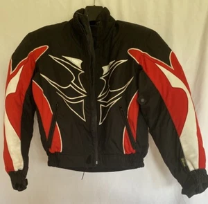 Mens Hein Gericke Motorcycle Jacket Tribal Red UK Size S Armoured Bikers Jacket - Picture 1 of 16