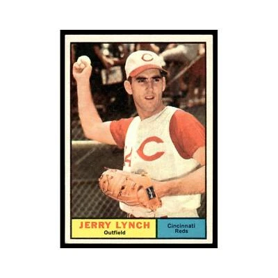 Jerry Lynch 1961 Topps #97 Cincinnati Reds Baseball Card EX - Image 1 of 3