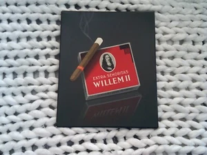 Willem II Extra Senioritas Zigarren Pappschild 29 x 23 cm Zelluglas - Bild 1 von 2