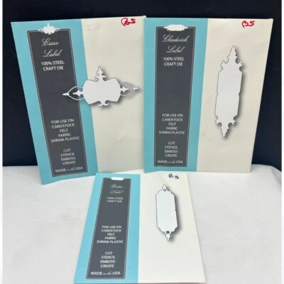 Memory Box ETIKETTEN Bistro Essex Etiketten Stanzen Menge 3 - Bild 1 von 2