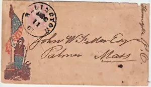 Copertina patriottica guerra civile Illust Ellington CT #65 S.O.N. cl (f100) - Foto 1 di 2