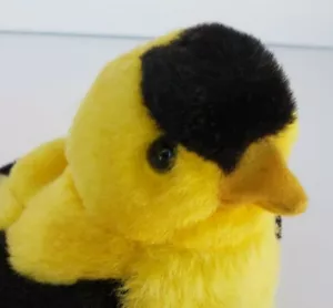 2015 Wild Republic Plush Audubon Birds w/Sound American Goldfinch Toy Doll 7" - Picture 1 of 7