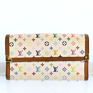 LOUIS VUITTON Multicolor Portefeuille International Wallet M92658 LV B1950CAS704 - Picture 1 of 21