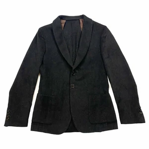Homand Blazer Jacket | Vintage High End Italian Designer Cashmere Black Suit VTG - Picture 1 of 4