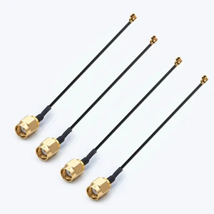 Paquete de 4 Antena Cable Coaxial 50Ohm 300mm Tipo IPEX a RP-SMA Macho 6 GHz - Imagen 1 de 4