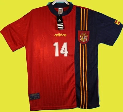 16/Camiseta Selección Española/Versión Jugador/Eurocopa 1996/KIKO/con etiquetas - Imagen 1 de 2