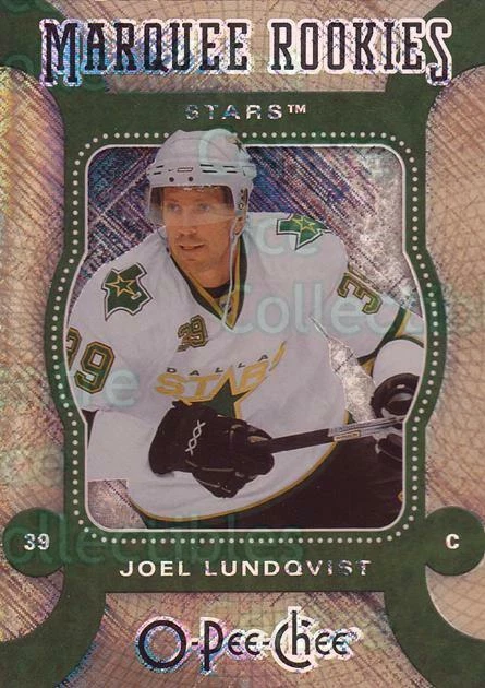 2007-08 O-Pee-Chee Silver #536 Joel Lundqvist - Image 1 of 1