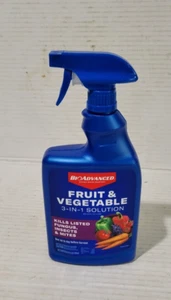 BioAdvanced Fruit & Vegetable 3 - in - 1 Solution Ready to use 24 fl oz - Picture 1 of 2