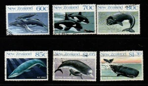NEW ZEALAND SG1491/6 1988 WHALES FINE USED - Picture 1 of 1
