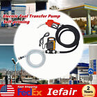 110V Electric Diesel Oil Fuel Transfer Pump Self-Priming Pume w/ Hose Nozzle Kit