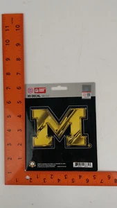 USA NCAA Vinyl Die Cut Decal UV resistant Stickers 3D Michigan Wolverines - Picture 1 of 3