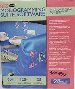 Brother BES Monogramming Suite Embroidery Software Pacesetter - Picture 1 of 2