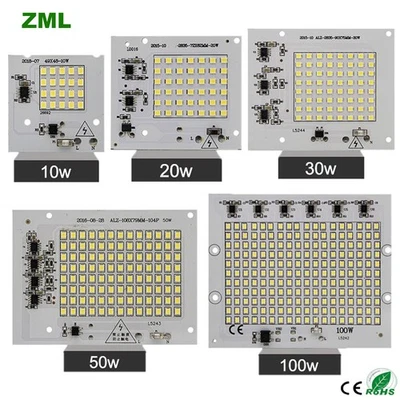 LED Chip 10W 20W 30W 50W 100W 2835 SMD Smart IC Chip 220V - Immagine 1 di 4