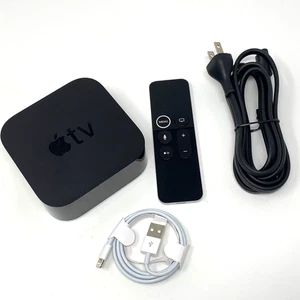 Apple TV HD 4th Generation 32GB Media Streamer 1080p A1625 Tested + A1962 Remote - Picture 1 of 11