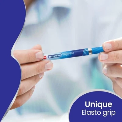 Paquete de 10 bolígrafos Cello Butterflow Simply gratis | Bolígrafos de escritura suaves | F+S Foto 1 de 4