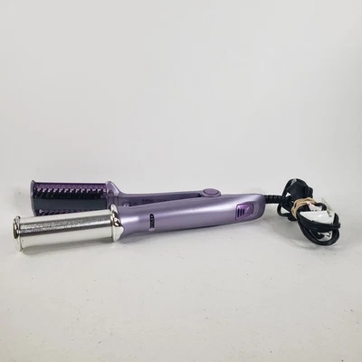 InStyler 1 ¼” Rotating Iron Straightening Brush Hot Styler IS1001 Purple Tested  - Image 1 of 4