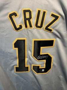 O’Neil Cruz Signed Pittsburgh Pirates Baseball Jersey Beckett Certified (BAS) - Picture 1 of 3