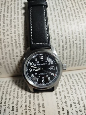 Reloj Hamilton Khaki Field 42 mm Hombre Negro - H705450 Reacondicionado Foto 1 de 4
