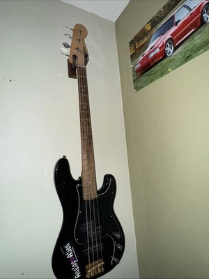 Bajo Squire P cuello de arce flameado Foto 1 de 3