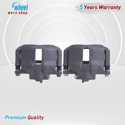 For 1986-1990 Acura Legend Front Left & Right Brake Calipers and Bracket - Image 1 of 4