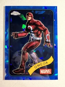 2025 Topps Chrome Marvel Sapphire Omega 196 Base - Foto 1 di 2
