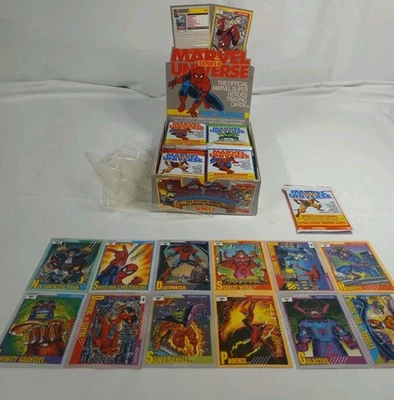 BOX FRESH & TESTED 1 Pack 1991 Series 2 Marvel Universe Sealed - Image 1 of 4