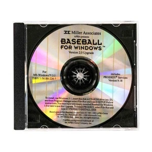 Miller Associa Computer - Game - Spo Baseball for Windows - Version 2.0 Up NM - Picture 1 of 1