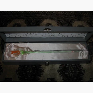 Jan Beranek Bohemian Glass Tulip Torch - Limited Edition, Numbered, w/ Box - Picture 1 of 10