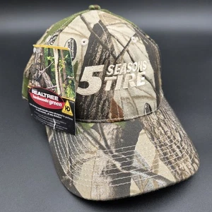 Realtree Camo Snapback Hat Cap By Daystone 5 Seasons Tire Hunting Outdoors New - Picture 1 of 16
