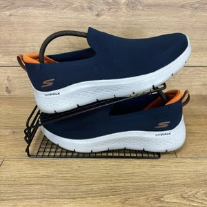 Skechers Shoes Men’s UK 9 Go Walk Navy Blue Mesh Walking Trainers - Picture 1 of 11