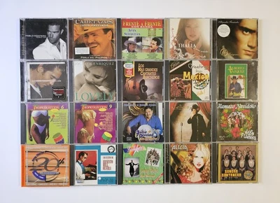 Colección de música pop y cumbia latina y mexicana Lot of 20 CDs - Image 1 of 4