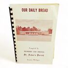1960s Our Daily Bread Cookbook église paroissiale St Aidans Livonie Michigan spirale