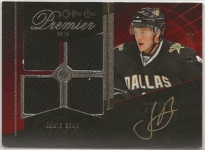 2009-10 OPC Premier Jersey Auto Rookie #75 Jamie Benn 121/299 Dallas Stars