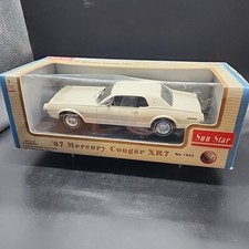 SUN STAR 1967 Mercury COUGAR XR7 1:18 Scale Diecast Model '67 Car #1542 NRFB NIB