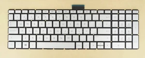 For HP envy 15-bp000 15t-bp000 15m-bp100 Keyboard backlit Silver Spanish Teclado - Afbeelding 1 van 2
