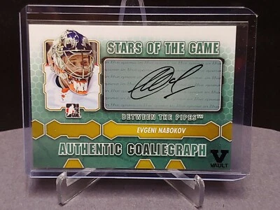12-13 ITG Between The Pipes Autographs #AEN Evgeni Nabokov SP - Image 1 of 2