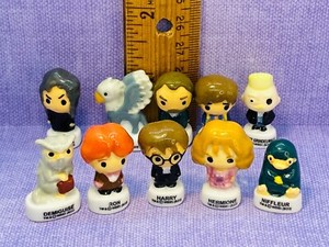 Tiny HARRY POTTER Chibi Figurine Set 10 pc set Cartoon French Feves Miniatures
