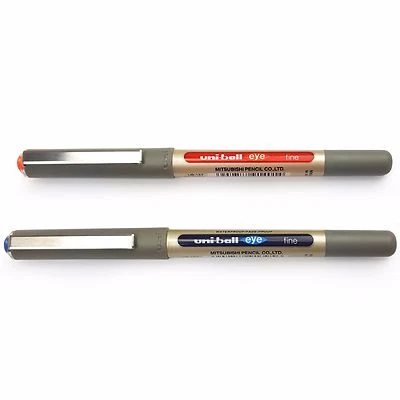 2 X Uni-Ball UB-157 Kugelschreiber - Verschiedene Farben Erhältlich - Bild 1 von 2