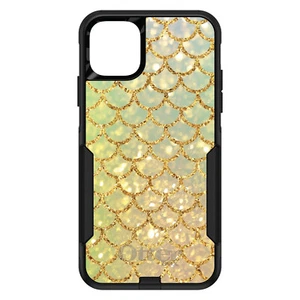 OtterBox Commuter for Apple iPhone (Pick Model) Gold Green Mermaid Scales - Picture 1 of 23