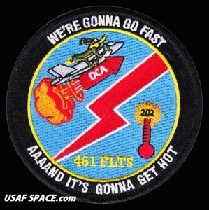 USAF 461st FLIGHT TEST SQ -F-35-CONTATORE DIFENSIVO ARIA-EDWARDS AFB-TOPPA ORIGINALE - Foto 1 di 3