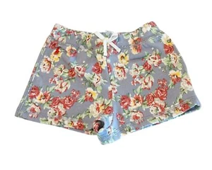 Ralph Lauren Girl's French Terry Floral Shorts Blue Pink Size 12M NWT - Picture 1 of 5