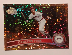 Carlton Fisk 2011 Topps Update Series Cognac Diamond Anniversary Short Print #4 - Picture 1 of 4