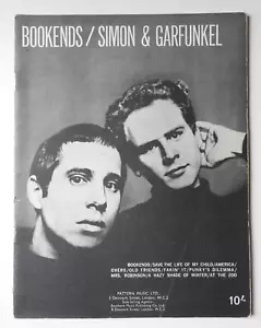 Bookends - Simon and Garfunkel piano vocals chords Pattern Music 1968 original - Picture 1 of 4